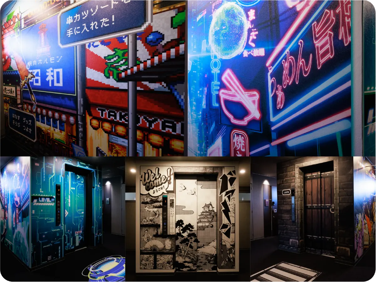 Different Subculture Themes by Floor
